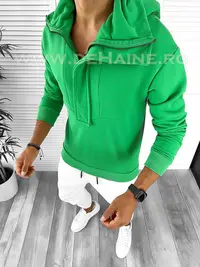 Hanorac barbati slim fit verde K322 P20-1.1