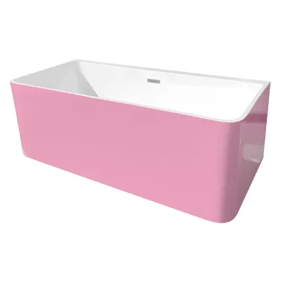 Cada baie freestanding Bella WB-834 acril 170 x 75 x 58 cm roz