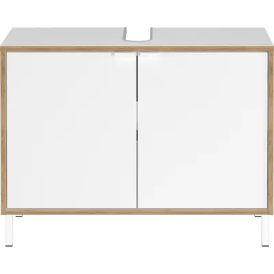 Dulap sub chiuvetă, alb, înalt 80x60 cm Topeka – Germania