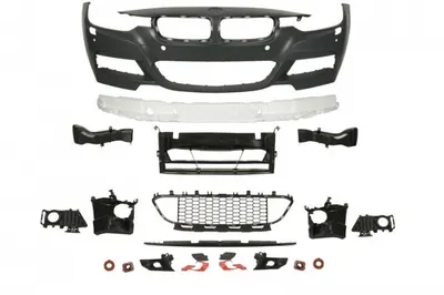 Bara (Fata, M-PAKIET, complet, cu orificii lampa ceata, spalator faruri, senzori parcare, grunduit) potrivit BMW 3 (F30 10.11-05.15