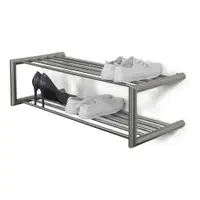 Pantofar argintiu suspendat din metal 80x23x33,5 cm Soenz – Spinder Design