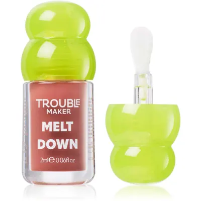 Trouble Maker Melt Down Lip Oil ulei pentru buze culoare Slip n Slide Nude 3 ml