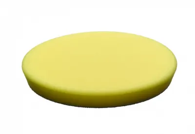 Burete abraziv lustruire SPONGE YELLOW FINE 160 20 MM - 2 PC, tip: mediu-tare, diametru: 150 160 mm, grosime: 20 mm, culoare: galben, suporturi de montare: carlig si bucla, 2 buc