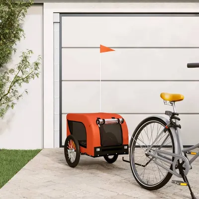 Gossi remorca bicicleta animale companie portocaliu/negru oxford/fier