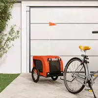 Gossi remorca bicicleta animale companie portocaliu/negru oxford/fier