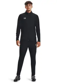 Trening cu logo pentru fotbal Challenger - Negru stins