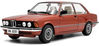 Model de colecție SOLIDO Modern: Automobile - BMW E21 323I, Kastanienrot Metallic, 1980
