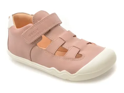 Pantofi sport GEOX roz, B5563A, din piele naturala