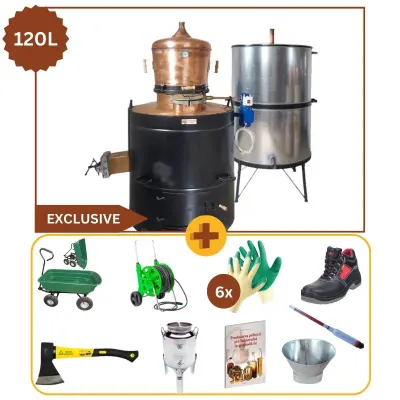 [Pachet Promo] “Gospodarul Profesionist, Cazan 120 Litri Exclusive + Accesorii”