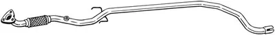 Teava evacuare mijloc (x2420mm) OPEL CORSA D, CORSA E 1.2 1.2LPG dupa 2006