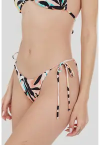 Bikini Innisfil - Negru/Roz pastel/Galben pal
