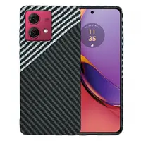 Husa pentru Motorola Moto G84, Techsuit, Carbonite FiberShell, Neagra Gri