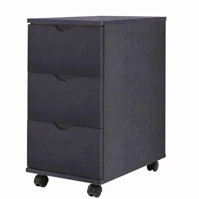 vidaXL Dulap cu sertare, 33 x 45 x 60 cm, negru