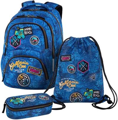 Set școlar Cool Pack Badges - Rucsac Dart, penar și geantă sport