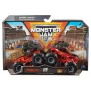 Monster Jam Set 2 Masinute Metalice Lumberjack si Axe Scara 1: 64