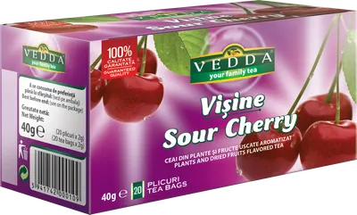 Ceai de visine, 20 plicuri, Vedda