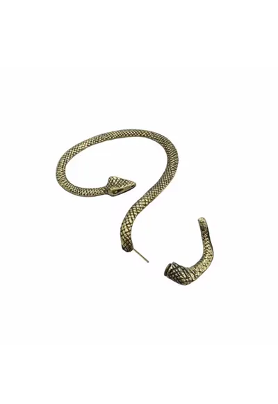 Cercel auriu - ear cuff - forma de sarpe - Rosaline C5