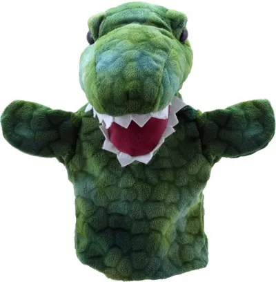 Papusa manusa The Puppet Company - Dinozaur T-Rex, 25 cm