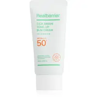 Real Barrier Cica Green Tone-Up Sun Cream crema intens hidratanta si calmanta SPF 50+ 50 ml