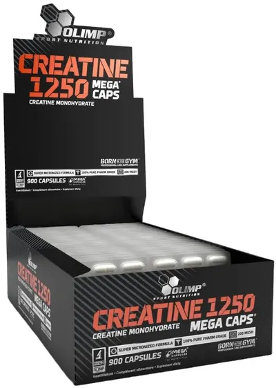 Creatine Mega Caps, 1250 mg, 900 capsule, Olimp