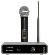 Sistem de microfon wireless Novox - Free H1, negru/gri