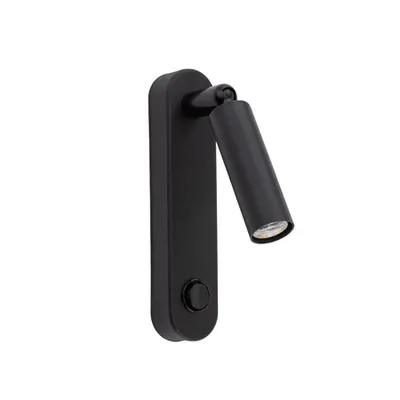 TK LIGHTING Aplica de perete ENZO 6621 1XG9 negru