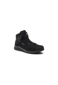 Bocanci trekking barbati 301063629 - Piele naturala - Negru - Negru