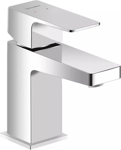 Baterie lavoar Duravit Manhattan MH1010002010, marime S, cartus ceramic, monocomanda, 138 mm, Crom lucios