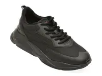Pantofi sport HUGO negri, 6960, din material textil