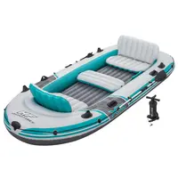 Bestway Barcă gonflabilă Gri și alb 3,64 x 1,66 m PVC