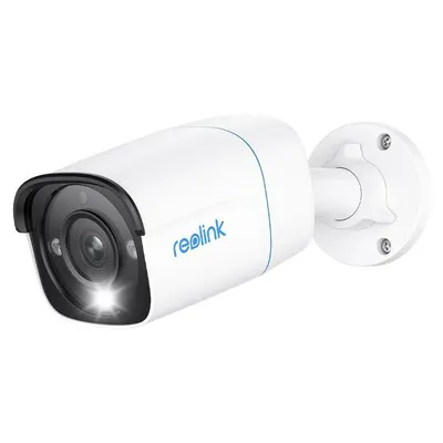 Camera supraveghere IP exterior Reolink P330, 4K, IR 30 m, 4 mm, microfon, slot card SD, PoE