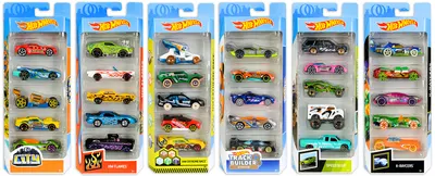 Set masinute metalice Hot Wheels - 5 bucati, sortiment