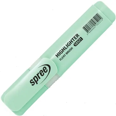 Marker text Spree Flexy Brush - Pastel, rezedă