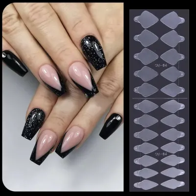 Pad de silicon pentru french, Marquise, TIPS03, 24 buc