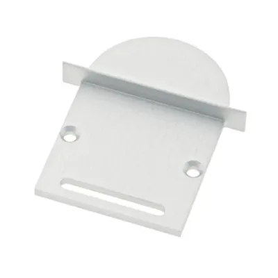 Profile end cap CLI round with longhole incl. Screws