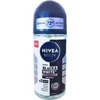 Deodorant Roll-On Men Invisible Black & White Power Nivea Deo, 50 ml