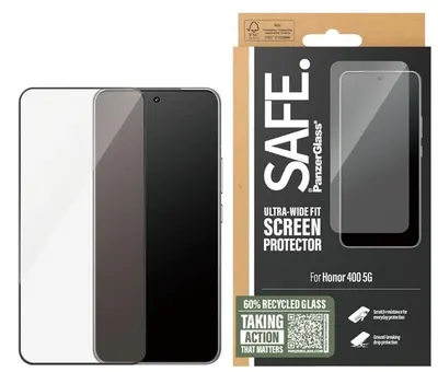 Protector de sticlă SAFE - Ultra Wide Fit, Honor 400, transparent