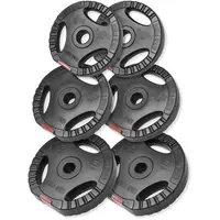 Set discuri ciment cu grip 17,5 kg - 2 x 5 kg, 2 x 2.5 kg și 2 x 1.25kg 30/31mm