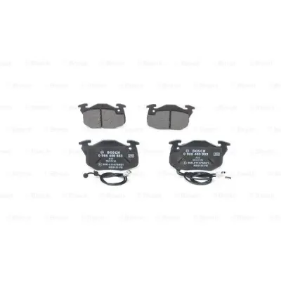 Set placute frana, frana disc BOSCH 0 986 460 983