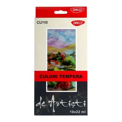 Culori pe baza de ulei 22ml, 10buc/cut, Artist Daco