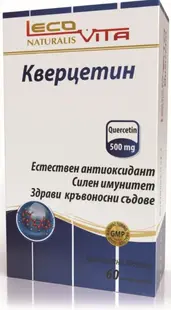Quercetină, 500 mg, 60 capsule, LecoVita