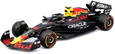 Mașinuță metalică Bburago - Red Bull F1 RB21, Oracle Red Bull Racing, #22 Yuki Tsunoda, 1:64