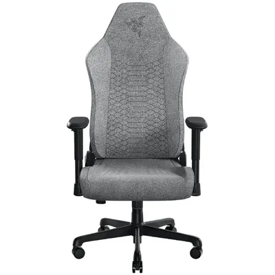 Scaun Gaming Razer Iskur V2 X, Spumă Turnată PU, Suport Lombar Integrat, Tetieră Reglabilă, Cotiere 2D, Piston Gaz Clasa 4, 136 kg, Gri