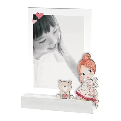 Rama foto - Photo Frame Little Girl 13x18 cm, white