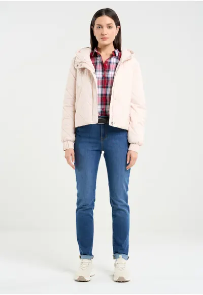 Blugi slim fit cu talie inalta Katrina 344