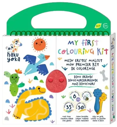 Carte de colorat Haku Yoka - Dinozauri