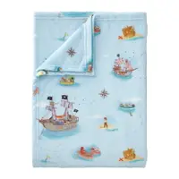 Pătură pentru copii albastră din micropluș/cocolino 150x200 cm Pirates – Belle & Boo
