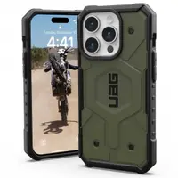Husa MagSafe pentru Apple iPhone 15 Pro, Urban Armor Gear, Pathfinder, Verde