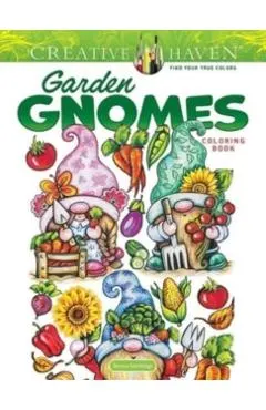 Creative Haven Garden Gnomes Coloring Book
