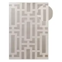Covor gri/crem 120x170 cm Perles Onyx – Elle Decoration